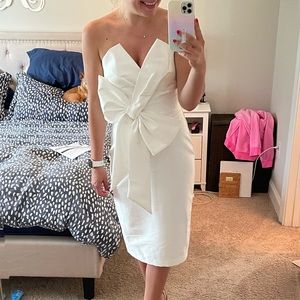 White bow dress BRAND NEW